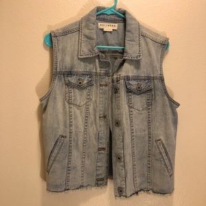 Sleeveless Denim Jacket
